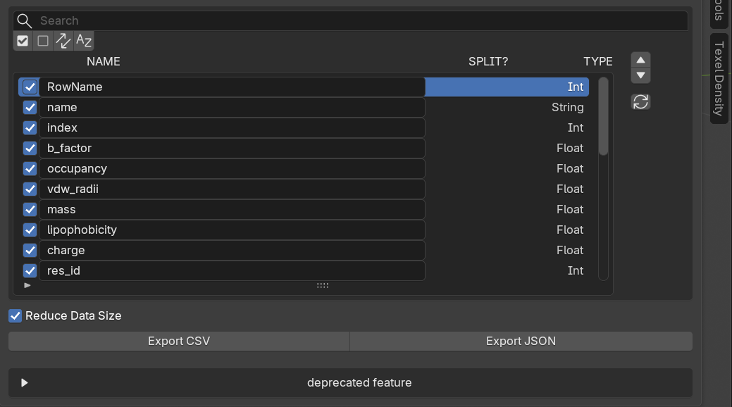Export with RowName as first column